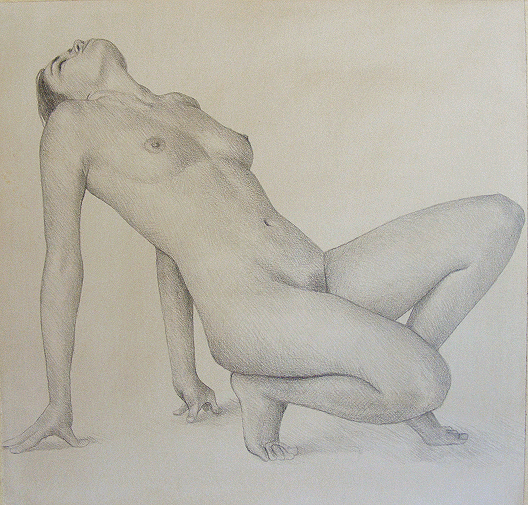 Pencil Drawing Woman Naked 22